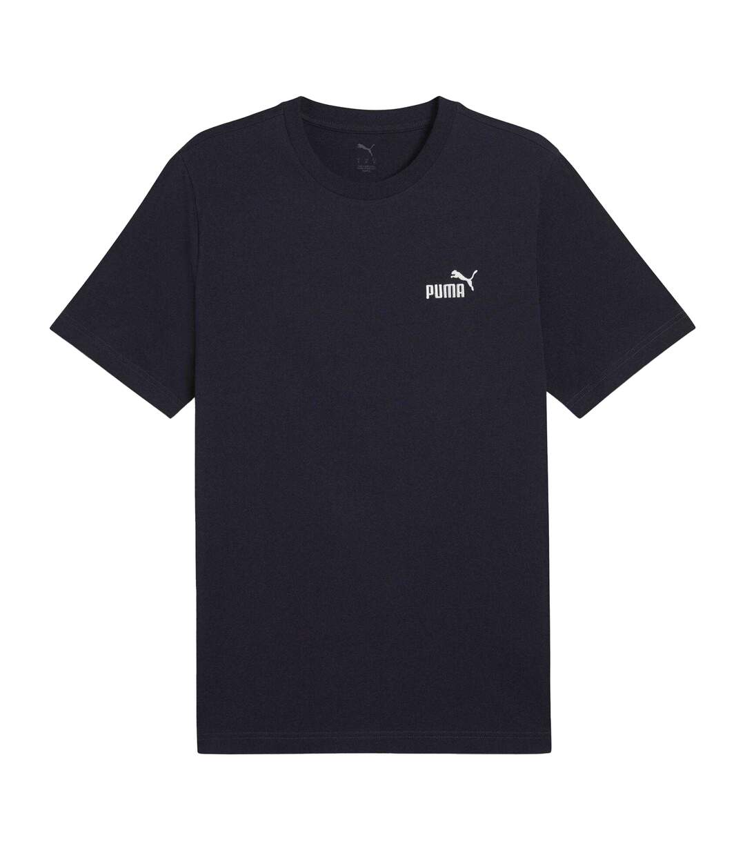 Mens Essentials Small Logo T-shirt Navy Puma-2