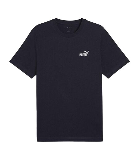 Mens Essentials Small Logo T-shirt Navy Puma
