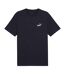 Mens Essentials Small Logo T-shirt Navy Puma-2
