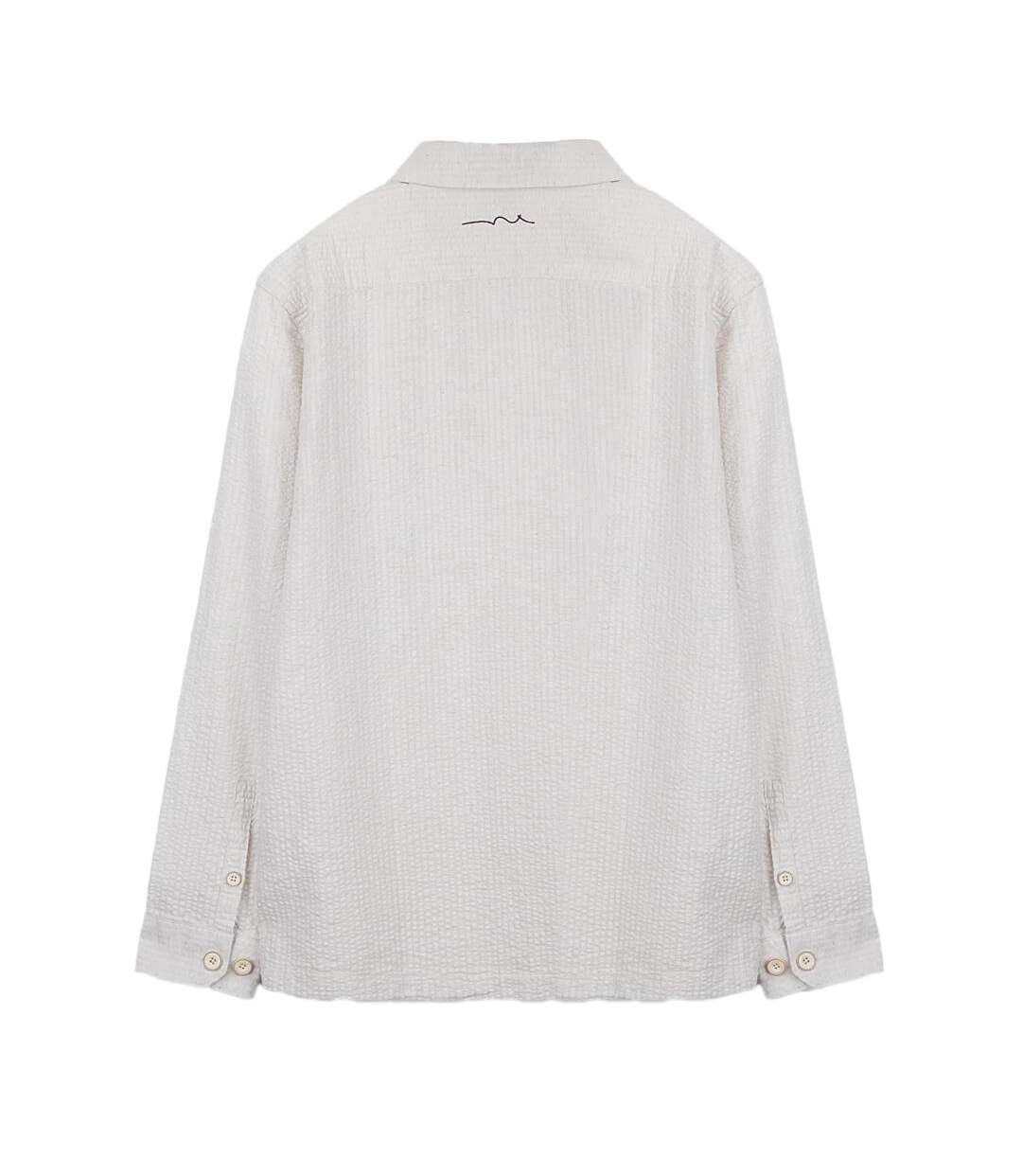 Chemise ecru homme teddy smith justo - l-2