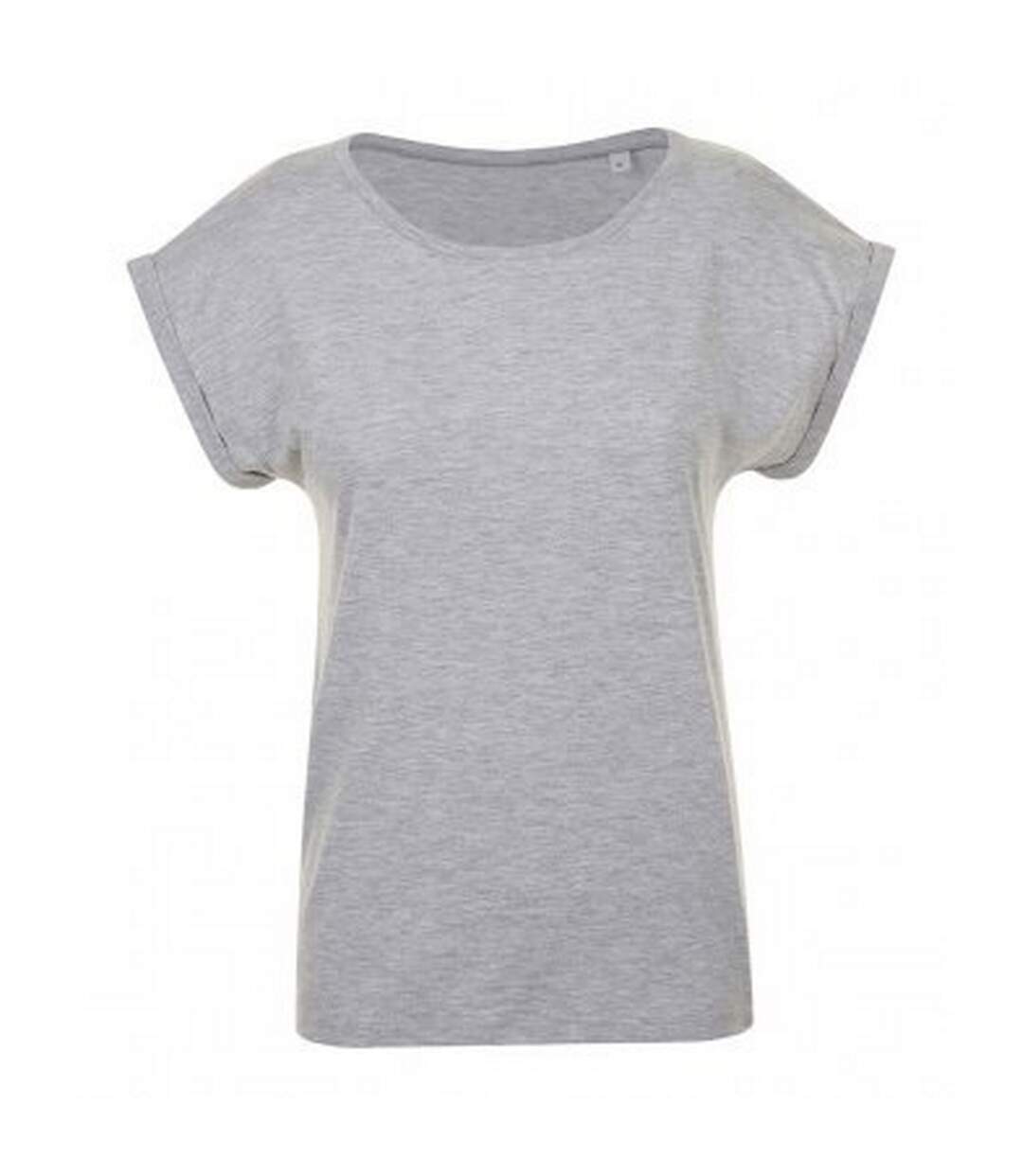 T-shirt manches courtes melba femme gris chiné SOLS