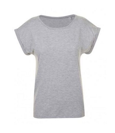 SOLS Womens/Ladies Melba Plain Short Sleeve T-Shirt (Grey Marl) - UTPC2452
