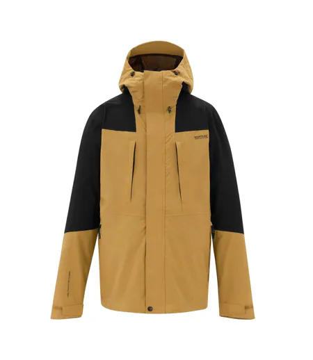 Mens Freesdale Waterproof Jacket Wood Brown Black Regatta