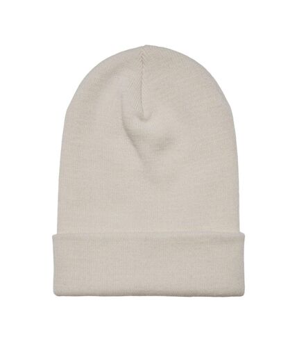 Bonnet épais long adulte unisexe blanc Yupoong