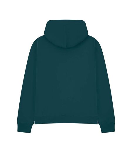 Unisex Adult Premium Combed Cotton Boxy Oversized Hoodie Deep Teal Casual Classics
