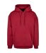 Sweat À Capuche Homme Bordeaux Build Your Brand-1