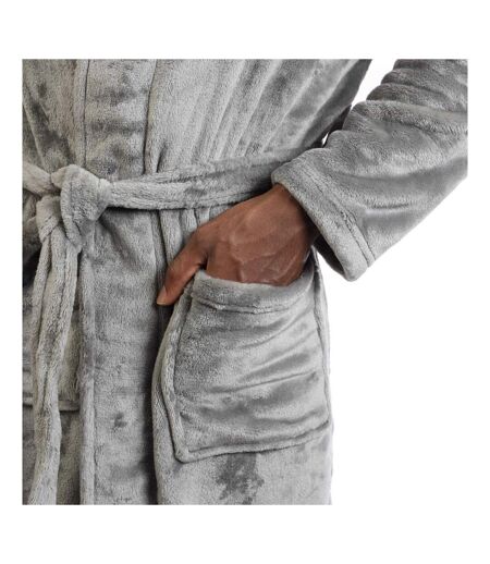 Robe De Chambre Manches Longues Frazier Homme Gris Farah