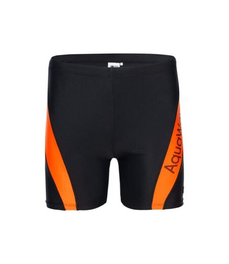 Short De Bain Fiero Ps Homme Noir Orange Aquawave