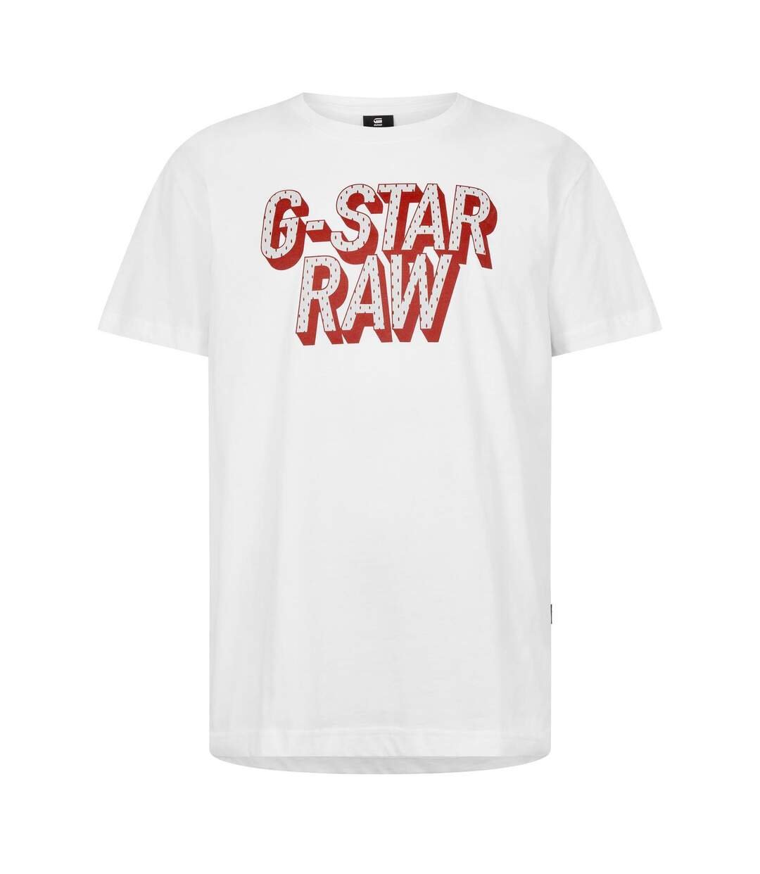 T-shirt Motif/style Lettrage Homme Blanc G-Star-1