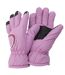 Floso Ladies/Womens Thinsulate Extra Warm Thermal Padded Winter/Ski Gloves With Palm Grip (3M 40g) (Baby Pink) - UTGL421