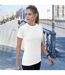 T-shirt De Sport Femme Blanc Tee Jays-1