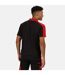 Polo Contrast Homme Noir Rouge Regatta-4
