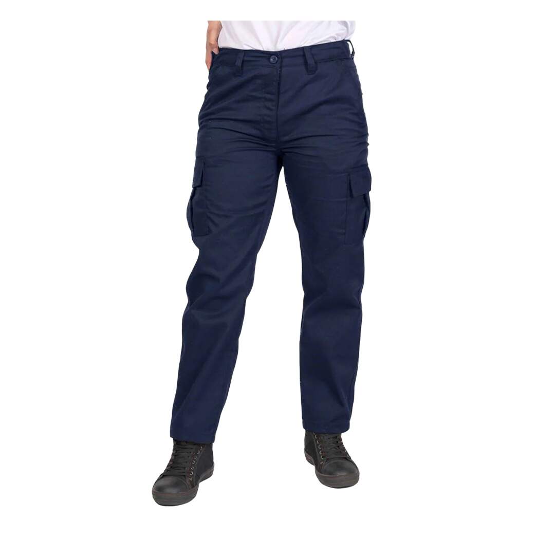 Pantalon à poches classic femme bleu marine Lee Cooper-1