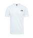 T-shirt Never Stop Exploring Homme Blanc Rouge The North Face-2