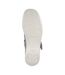 Womens/ladies Perforated Leather Sandals Light Grey Boulevard-2
