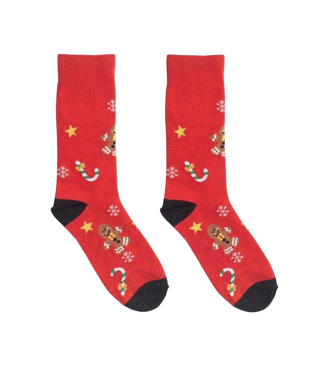 Chaussettes Motif/style Noël Adulte Rouge MidOcean-2