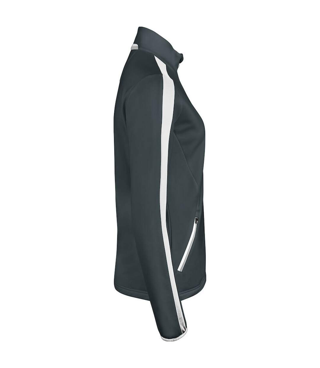 Womens/ladies Snoqualmite Midlayer Charcoal Cutter & Buck-4