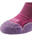 Pack Of 2  Womens/ladies Run Socks  Pink Lavender 1000 Mile-3