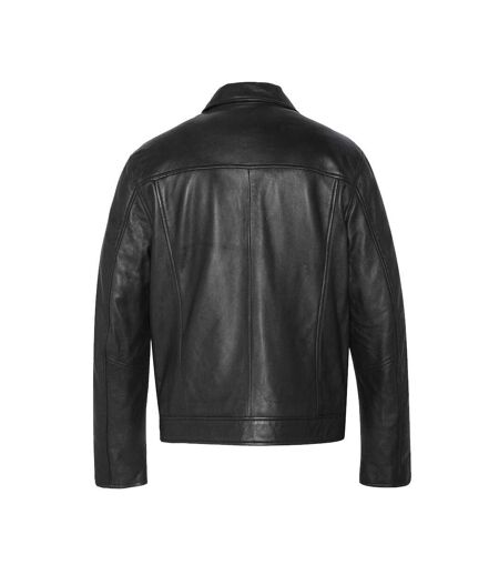 Blouson cuir Noir Homme Schott Mens Leather Jacket Schott - XXL