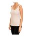 Women's Wide Strap Round Neckline Lightweight Fabric T-shirt 1045201