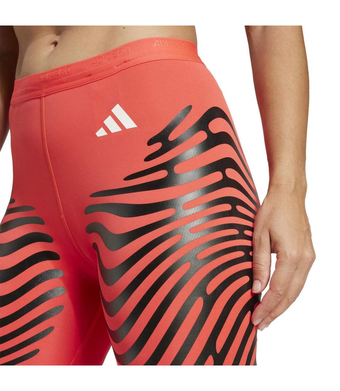 Collants De Course Adizero Femme Rouge Vif Adidas-4