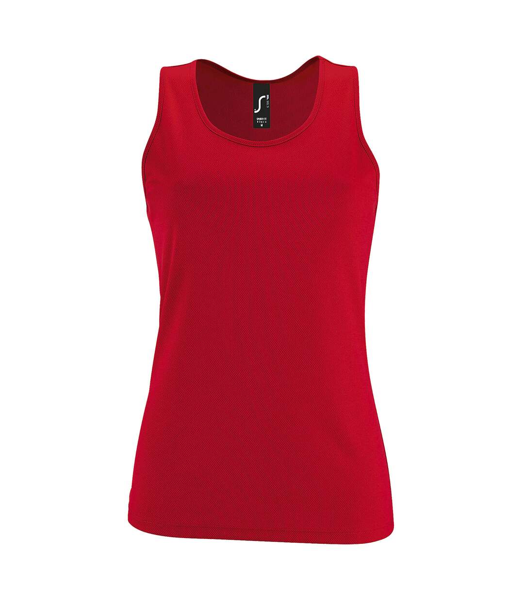 Débardeur performance femme rouge SOLS-1