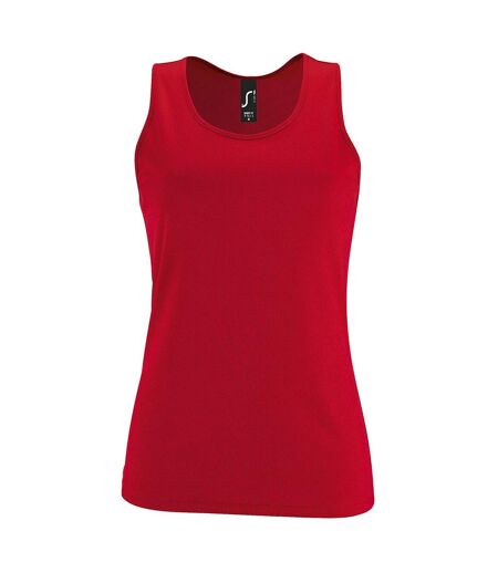 SOLS Womens/Ladies Sporty Performance Sleeveless Tank Top (Red) - UTPC3132