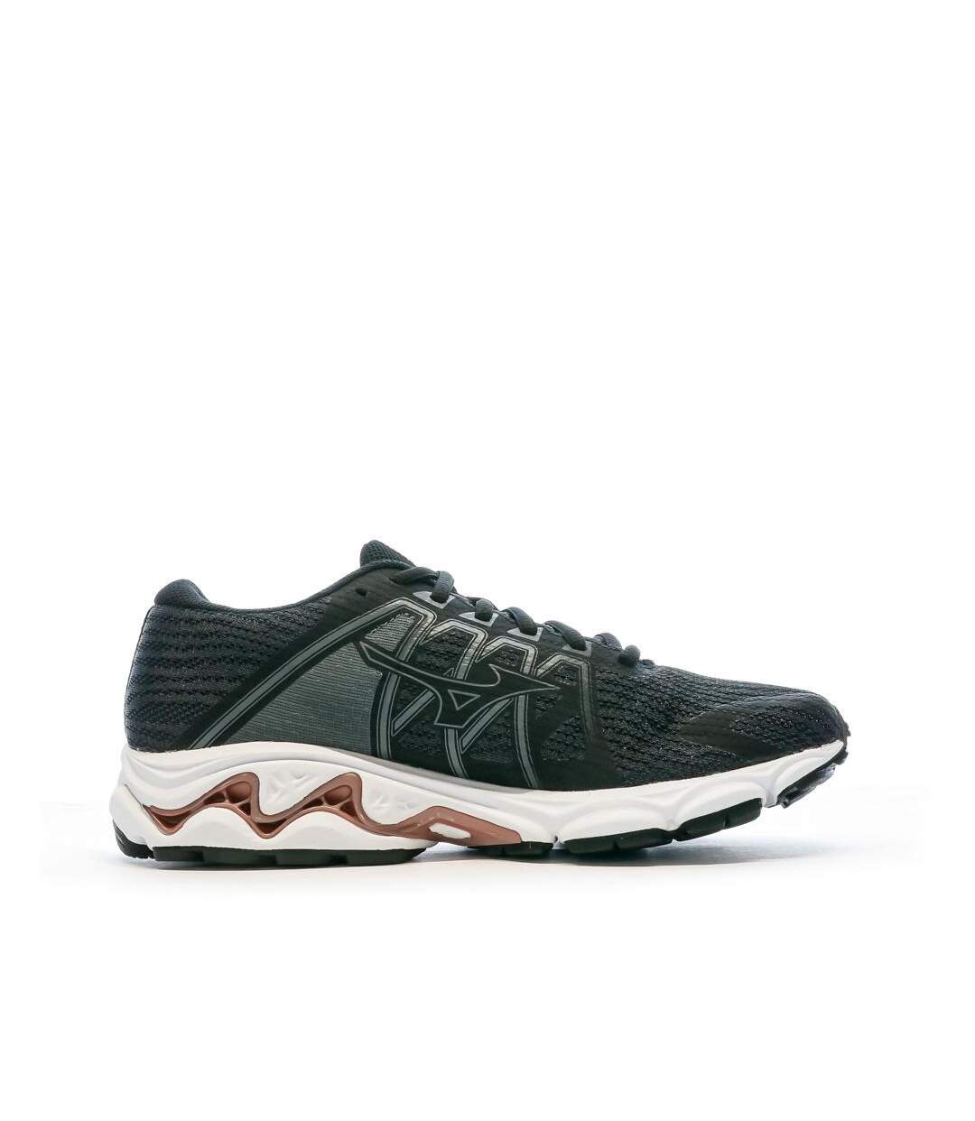 Chaussures de running noires femme mizuno wave equate-2