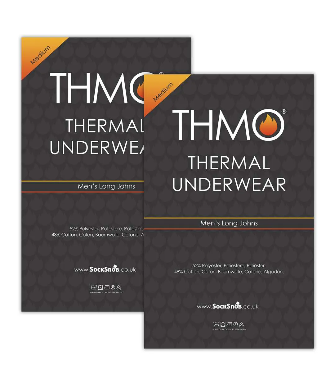 THMO - Lot de 2 Calecon Long Homme Chaud Hiver Thermique-2
