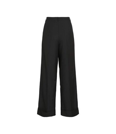 Pantalon fluide noir femme vila giilja
