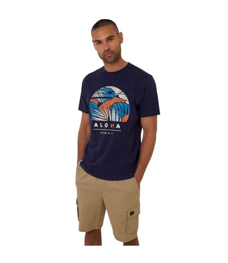 T-shirt Darwall Homme Bleu Marine Threadbare