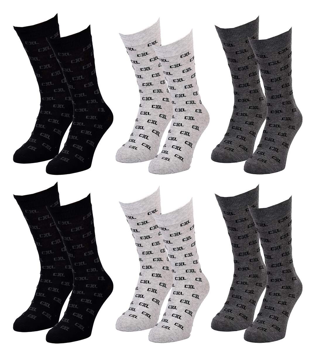 Chaussettes homme CHRISTIAN LACROIX en Coton -Assortiment modèles photos selon arrivages- Pack de 6 Paires CXL Motifs-2