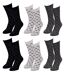 Chaussettes homme CHRISTIAN LACROIX en Coton -Assortiment modèles photos selon arrivages- Pack de 6 Paires CXL Motifs