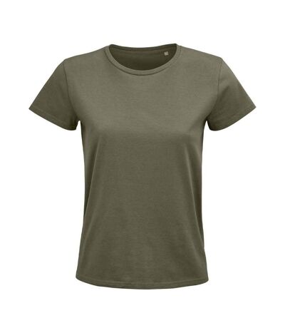 SOLS - T-shirt PIONEER - Femme (Kaki) - UTPC5342