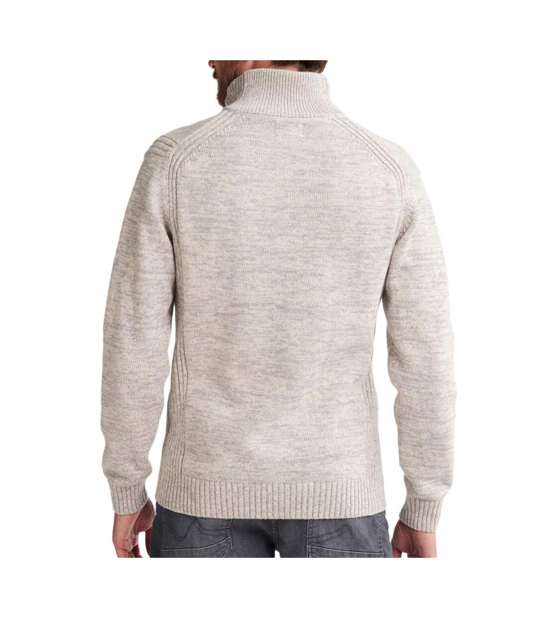 Pull beige homme petrol industries knitwear-2