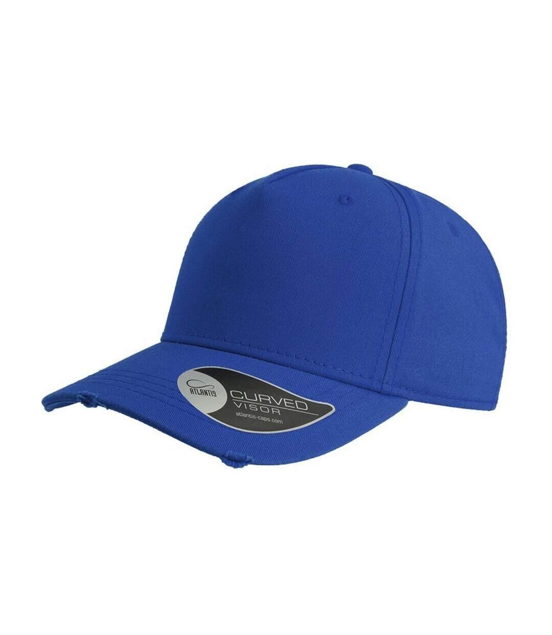 Casquette effet usé mixte bleu roi Atlantis-1