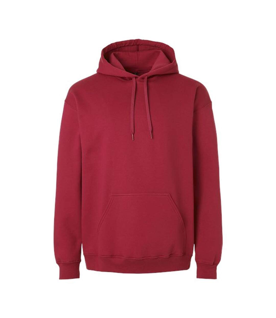 Sweat À Capuche Softstyle Adulte Rouge Foncé Gildan-1