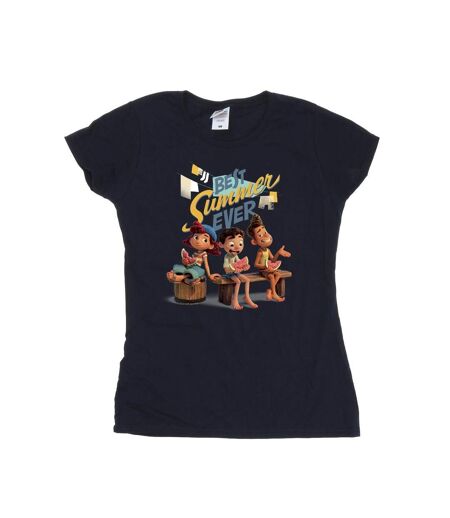 Disney T-shirt en coton Luca Best Summer Ever Womens/Ladies (Bleu marine) - UTBI26235