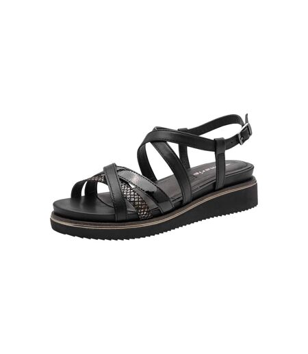 Sandales Compensées Cuir Tamaris