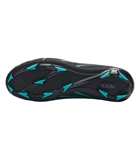 Unisex Adult Speed Falcon Pro 2.0 Firm Ground Rugby Boots Black Green Canterbury