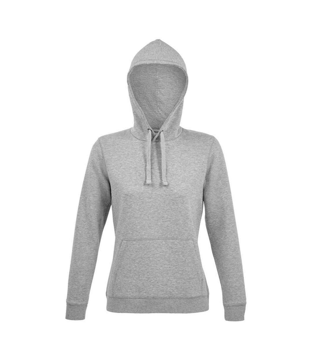 Sweat spencer femme gris chiné SOLS-1