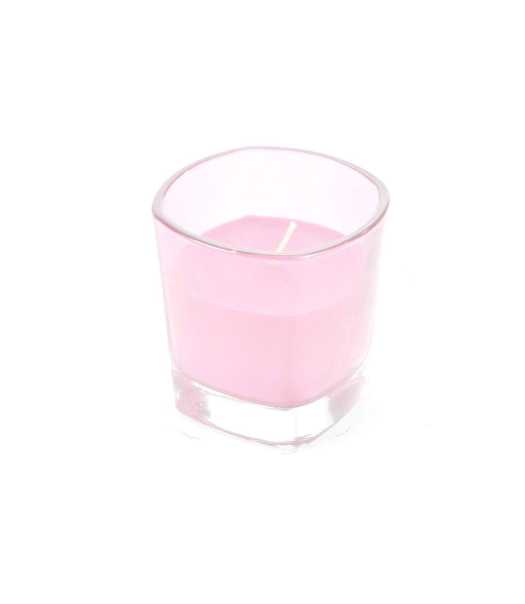 Bougie Parfumée en Verre Essentiel 7cm Rose-1