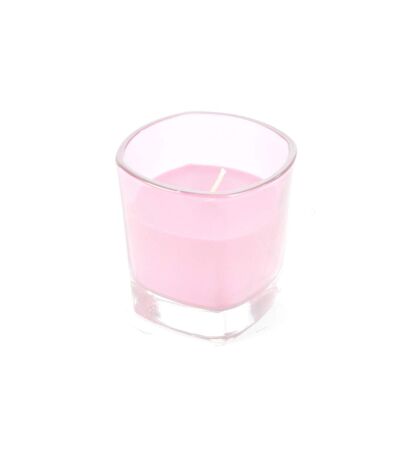 Bougie Parfumée en Verre Essentiel 7cm Rose