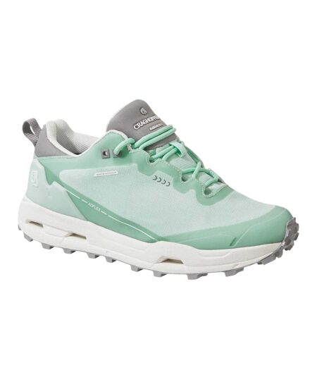 Womens/ladies Adflex Lace Up Flat Trainers Pool White Craghoppers