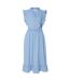 Robe Mi-longue Motif/style À Pois Femme Bleu Lollys Laundry-2