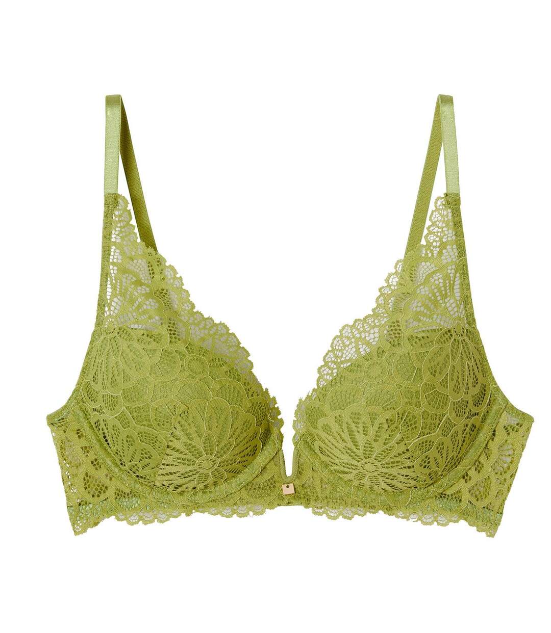 Soutien-gorge ampliforme coque moulée vert Fougère