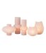 Vase Design Ligne Octave 20cm Rose-5