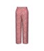 Pantalon rose/blanc femme only nova life palazzo-2