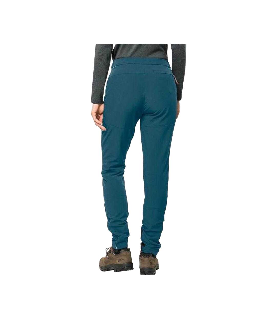 Pantalon Salmaster Femme Bleu Jack Wolfskin-3