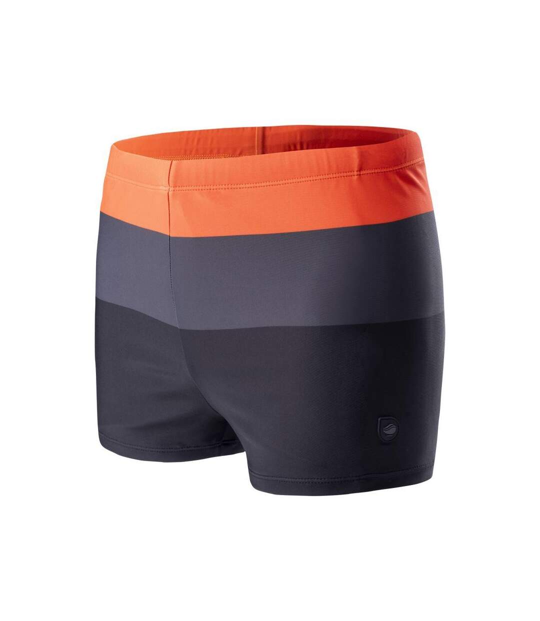 Short De Bain Motif/style À Rayures Homme Orange Gris Noir Aquawave-1